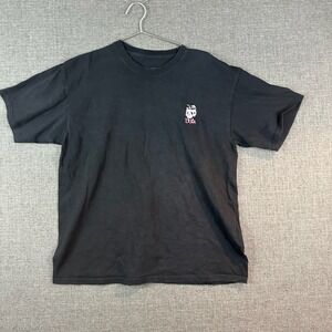Bailey Apparel XL Black T-Shirt Skull Tokyo Embroidered Graphic Tee‎
